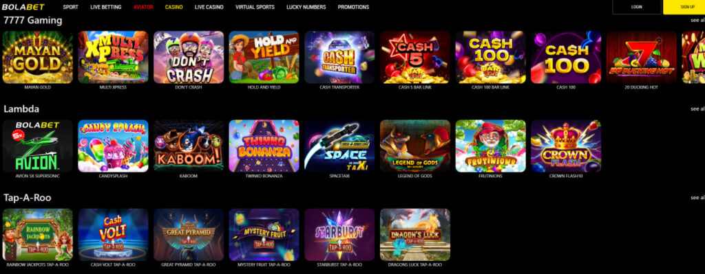 Bolabet betting